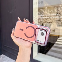 Coque de téléphone à dégradé de couleur pour iPhone 18 Pro Max avec protection de l'objectif de l'appareil photo, coque de téléphone portable pour iPhone 18 Pro 17 16 15