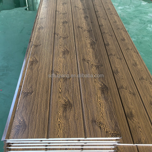 Panneaux sandwich en polyuréthane PU de 50 cm de largeur, fournis par l'usine, pour la décoration et l'isolation intérieure et extérieure - Product Image 1