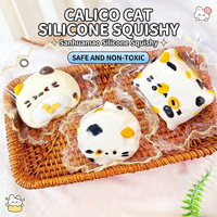 Mainan Squishy Silikon Cair Super Lembut Custom Grosir, Slow Rising Kawaii, Pereda Stres untuk Anak-anak dan Dewasa