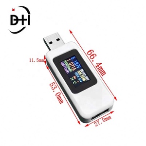 Medidor de Corriente USB Tipo-C 10 en 1, 4-30V, Voltímetro, Amperímetro Digital, Indicador de Corte de Energía, Cargador de Batería - Product Image 2