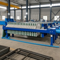 Presse à filtre à plaques et à cadres industrielle entièrement automatique à commande PLC, économique, pour l'exploitation minière et le traitement des minerais