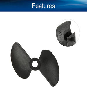 Hélices de nailon para barco RC (paquete de 3) - Hélices de repuesto de 3 aspas, moldeadas por inyección de precisión para barcos eléctricos de control remoto - Product Image 5