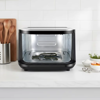 Freidora de Aire Anbolife de 11L de Gran Capacidad, Acero Inoxidable, 1800W, Pantalla Táctil Digital, 10 Menús Preestablecidos, Antiadherente, GS CE CB OEM