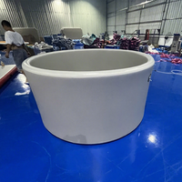 Aufblasbarer Rund-Tauchbecken mit Custom-Logo und Kühler für Eisschwimmen aus China-Drop-Stitch-PVC-Material, großes Schwimmbecken