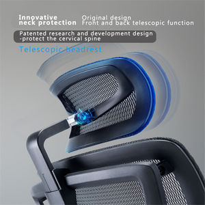 เก้าอี้สำนักงานสำหรับผู้บริหารปรับนอนได้ดีไซน์ตามหลักสรีรศาสตร์พร้อมที่วางแขน PU 4D - Product Image 4