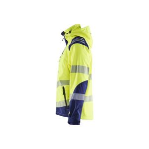 BLAKLADER - 449125133389XXL <b>Hi</b>-<b>Vis</b> <b>Softshell</b> <b>jacket</b> Yellow/Navy blue - EAN 7330509690574 <b>HI</b>-<b>VIS</b> WORKWEAR - Product Image 4