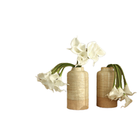 Fleur de calla artificielle blanche unique de 35 cm, style bohème, pour bouquets de mariage, décoration et arrangements floraux