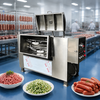 Mélangeur de viande sous vide à double pelle, grande capacité 50L-3000L, pour poudres, boulettes et saucisses