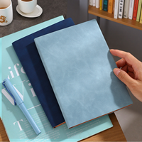 Carnet de notes/journal de bureau en cuir PU élastique imitation, format A5, A6, B5, avec logo personnalisé, motif dessin animé, vente en gros