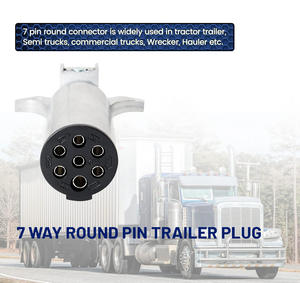 HJYAJZT marque 12v <span class=keywords><strong>13</strong></span> broches à <span class=keywords><strong>7</strong></span> broches <span class=keywords><strong>adaptateur</strong></span> de <span class=keywords><strong>prise</strong></span> de <span class=keywords><strong>remorque</strong></span> connecteur de <span class=keywords><strong>remorque</strong></span> étanche durable <span class=keywords><strong>adaptateur</strong></span> de <span class=keywords><strong>prise</strong></span> - Product Image 5