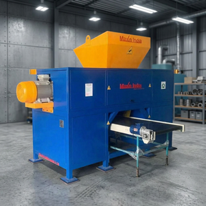 Elite FRP <b>Sheet</b> Crusher Machine Double Shaft 1000 Kg/Hr Capacity Semi Automatic Heavy Duty <b>Plastic</b> Waste Processing System - Product Image 1