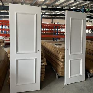 Fábrica de Puertas de Madera Personalizadas para Casas, Diseños Principales Sencillos de <span class=keywords><strong>Interior</strong></span> en <span class=keywords><strong>MDF</strong></span> Pintado, Puertas de Madera para el Hogar - Product Image 5