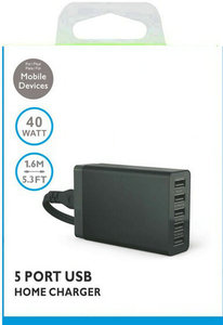 Công Nghệ Mới 6A 30W 5 Cổng Sạc Usb Điện Thoại Di Động Nhanh Nhà Sạc 5V6A Usb Tường Adapter Sạc - Product Image 6