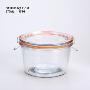 <span class=keywords><strong>Bocaux</strong></span> en verre <span class=keywords><strong>Weck</strong></span> avec couvercle en caoutchouc et pinces en verre - Product Image 4
