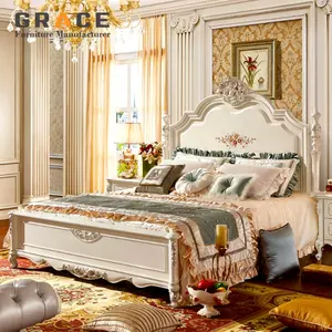 H8833W высококачественная фанера, деревянная мебель, двухспальная кровать