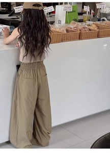Nouvelle mode 2 pièces ensembles de vêtements pour adolescentes sans manches imprimé gilet chemise + solide pantalon ample tenues pour les filles - Product Image 4