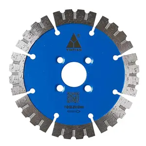 Fábrica de Alta Qualidade 114/115mm 4.6 Polegada Flor Dentes Granito Saw Blade Disco De Corte Hot Press Sinterizado Ferramentas Circulares