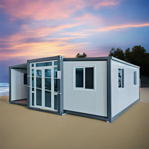 Maison mobile amovible agrandir la maison modulaire moderne 10ft 15ft Double Wing Pliable Container House Prix Maison extensible - Product Image 3