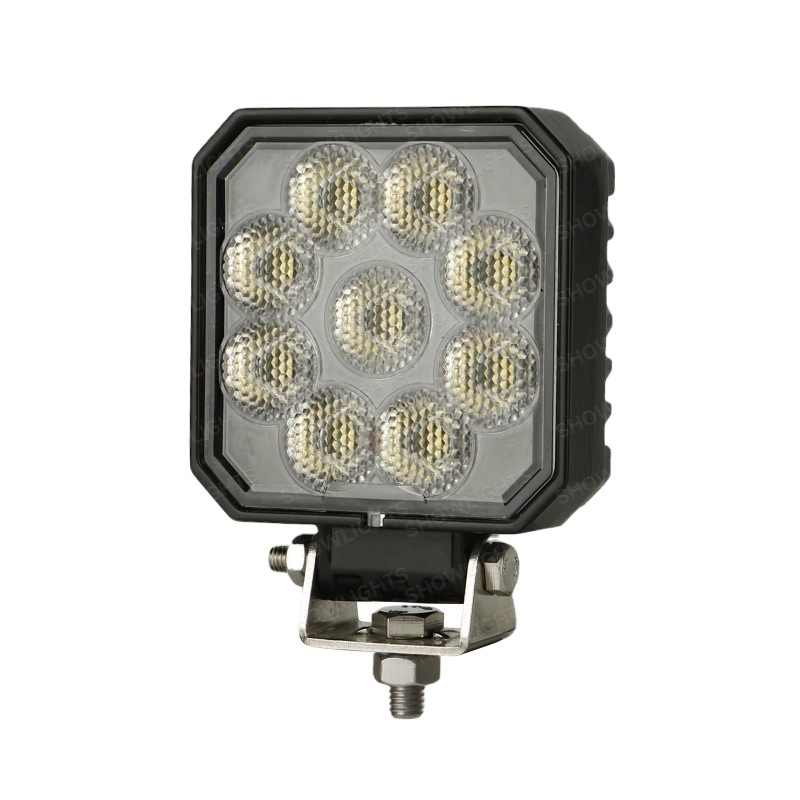 High Quality Work Light 3 Inch 36W Durable UV Polyester Powder Coat Led Work Flood Light Square Car Work Led Light 12V