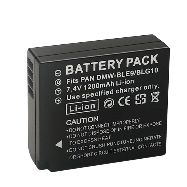 DMW-BLE9 3001-6800mAh Li-ion Polymer Battery for LUMIX DMC-GX7/GX9/GX85 CE RoHS Certified High Cycle Life Stock Wholesale Bulk