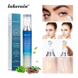เซรั่มบำรุงรอบดวงตาคาเฟอีน 5% พร้อม 360 °   ลูกกลิ้งนวดใต้<span class=keywords><strong>ตา</strong></span>พร้อมครีม ลดรอยคล้ำและอาการบวม ลดเลือนริ้วรอยและเส้นริ้วเล็กๆ - Product Image 1