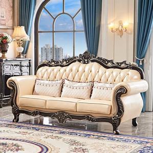 أريكة جلدية فاخرة 2023، أثاث راقي، أريكة جلدية إيطالية فاخرة لغرفة المعيشة - Product Image 3