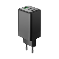 Chargeur mural rapide OEM/ODM USB Type-C GaN 65W 2C1A PD 65W*2 + QC 30W pour téléphone portable et ordinateur portable