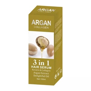Suero Capilar Profesional 3 en 1 con Argán, Vitamina E, Queratina, Colágeno y Extracto de <span class=keywords><strong>Almendra</strong></span>, <span class=keywords><strong>Aceite</strong></span> Capilar Delicioso - Product Image 3