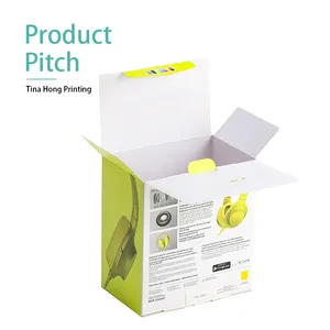 Scatola di imballaggio del prodotto della scatola di carta personalizzata della cartuccia della fibbia inferiore automatica