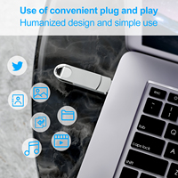 Warren Raja Asli 2-In-1 Usb 3.0 Flash Drive OEM/ODM USB 3.0 Type C 4G 8G 16G 64G 128G Ini dengan Harga Murah U Disk
