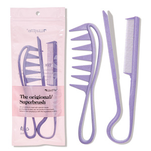 WanTlex Superbrush <b>Wide</b> Tooth <b>Comb</b> Large Plastic Hair Styling Tool For Home Use - Product Image 1