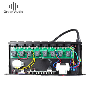 GAX-DB09 8-Way çok kanallı profesyonel sahne ses akıllı yüksek güç ev sineması ses sıralayıcısı - Product Image 4