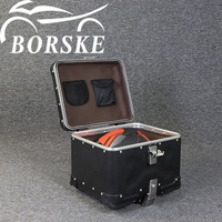 Pièces Détachées pour Moto Boîte Supérieure en Aluminium 40L Boîte de Rangement Arrière en Alliage d'Aluminium pour Coffre de Moto
