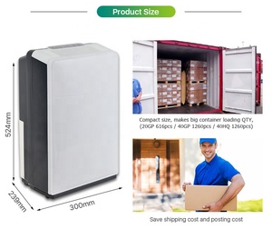 Efeito de alta energia greenhouse 14l r134a, simplicidade casa módulo de uso, desumidificador portátil - Product Image 5