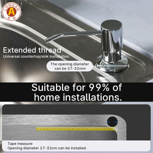 حوض تجاري مخصص من المصنع مثبت يدويًا في المطبخ من الفولاذ المقاوم للصدأ حوض المطبخ - Product Image 2