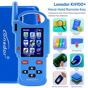 เครื่องโปรแกรมกุญแจมือถือ Blue Lonsdor KH100+ พร้อมกุญแจรีโมทสี่ดอก ใช้ได้กับรถยนต์ TATA/Mahindra - Product Image 3