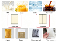 Machine automatique de remplissage et de scellage verticale pour sachets de liquides (huile, lait, jus de mangue, eau) et d'emballage pour huile de tournesol