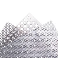 Panneaux métalliques perforés décoratifs à bas prix, tôle perforée en aluminium avec service de découpe
