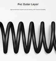 Câble USB C Type C 2 en 1 pour téléphone portable, câble de charge rapide 3A pour iPhone, Samsung, Xiaomi, Android, cordon de charge