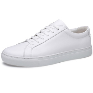 Zapatillas de Cuero Blancas Clásicas con Logotipo Personalizado, de Caña Baja, Modernas y Casuales para Hombre - Product Image 5