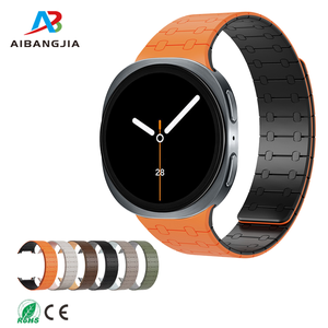 <span class=keywords><strong>Correas</strong></span> magnéticas de silicona para <span class=keywords><strong>Samsung</strong></span> <span class=keywords><strong>Galaxy</strong></span> <span class=keywords><strong>Watch</strong></span> 8 <span class=keywords><strong>Classic</strong></span> <span class=keywords><strong>46mm</strong></span> Pulsera Correa Band Smartwatch Accesorios - Product Image 1
