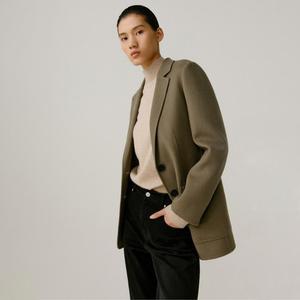 Vendita diretta <span class=keywords><strong>in</strong></span> fabbrica <span class=keywords><strong>Blazer</strong></span> da donna <span class=keywords><strong>Blazer</strong></span> stampato <span class=keywords><strong>in</strong></span> maglia di alta qualità da donna giacca da ufficio da donna - Product Image 3