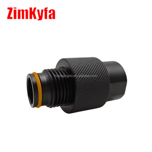 Nuevo Regulador de Válvula para Tanque de Aire de Aleación de Aluminio Negro ZimaKyfa HPA, Adaptador de Encendido/Apagado ASA con Rosca G1/2-14, OEM Personalizable - Product Image 4