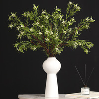 Künstliche Pflanzen Großhandel Natürliche Kunstblätter Plastikzweige Blumenarrangements Hochzeit Weihnachten Heimdekoration