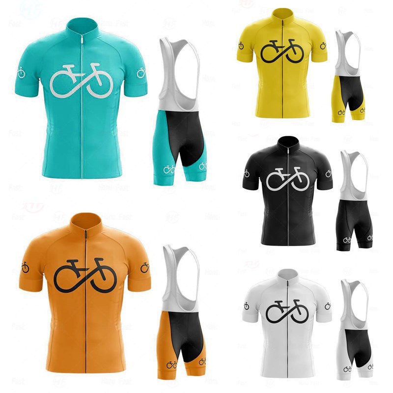Оптовая продажа, летние быстросохнущие дышащие эластичные мужские футболки для горного велосипеда, комплект из 2 предметов, шорты с нагрудником
