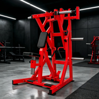 Appareil de musculation commercial Iso-lateral Low Row robuste en acier, à charge par plaques, pour entraînement assis en position de rameur, destiné à l'entraînement de force