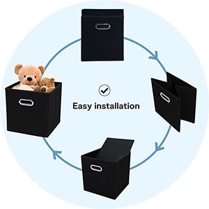 Có thể gập lại lưu trữ bin Cube vải không thấm nước lưu trữ hộp lưu trữ di động <span class=keywords><strong>container</strong></span> Cube tổ chức - Product Image 4