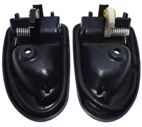 Juego de manijas de puerta Interior de coche duraderas izquierda derecha para Opel Corsa para Renault Clio para modelos Vauxhall