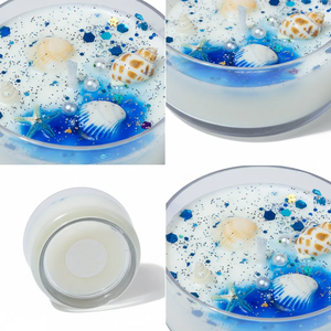 Candela aromaterapia monouso con cera di soia alla vaniglia di cristallo per alleviare lo Stress e l'equilibrio emotivo-regalo perfetto per le donne - Product Image 1