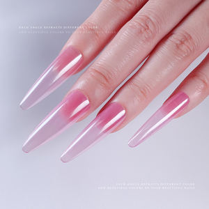 Hndo ผงทำเล็บแบบโครเมียมหลายเม็ดสีอุปกรณ์ตกแต่งเล็บกระจกสีขาวโครเมี่ยม - Product Image 6